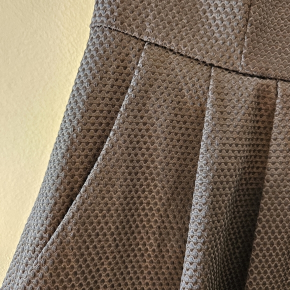 Birds Of North America Sleeveless Feminine Textured Mini Black Dress Size 8. - Picture 7 of 13